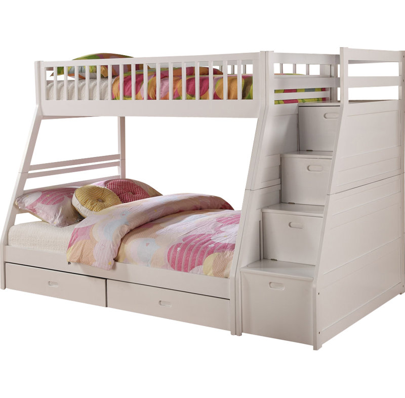 Pierre Twin Over Full Bunk Bed with Drawers & Reviews Birch Lane